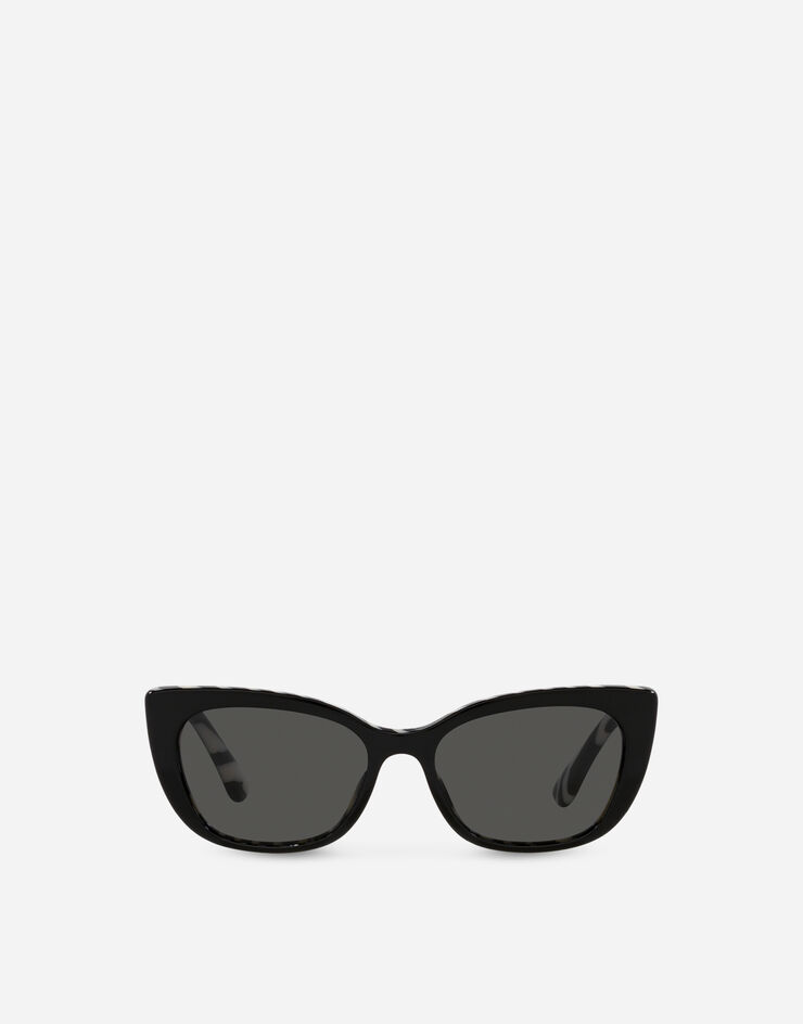 Dolce & Gabbana Mini Me Sunglasses Black with zebra print VG442CVP287