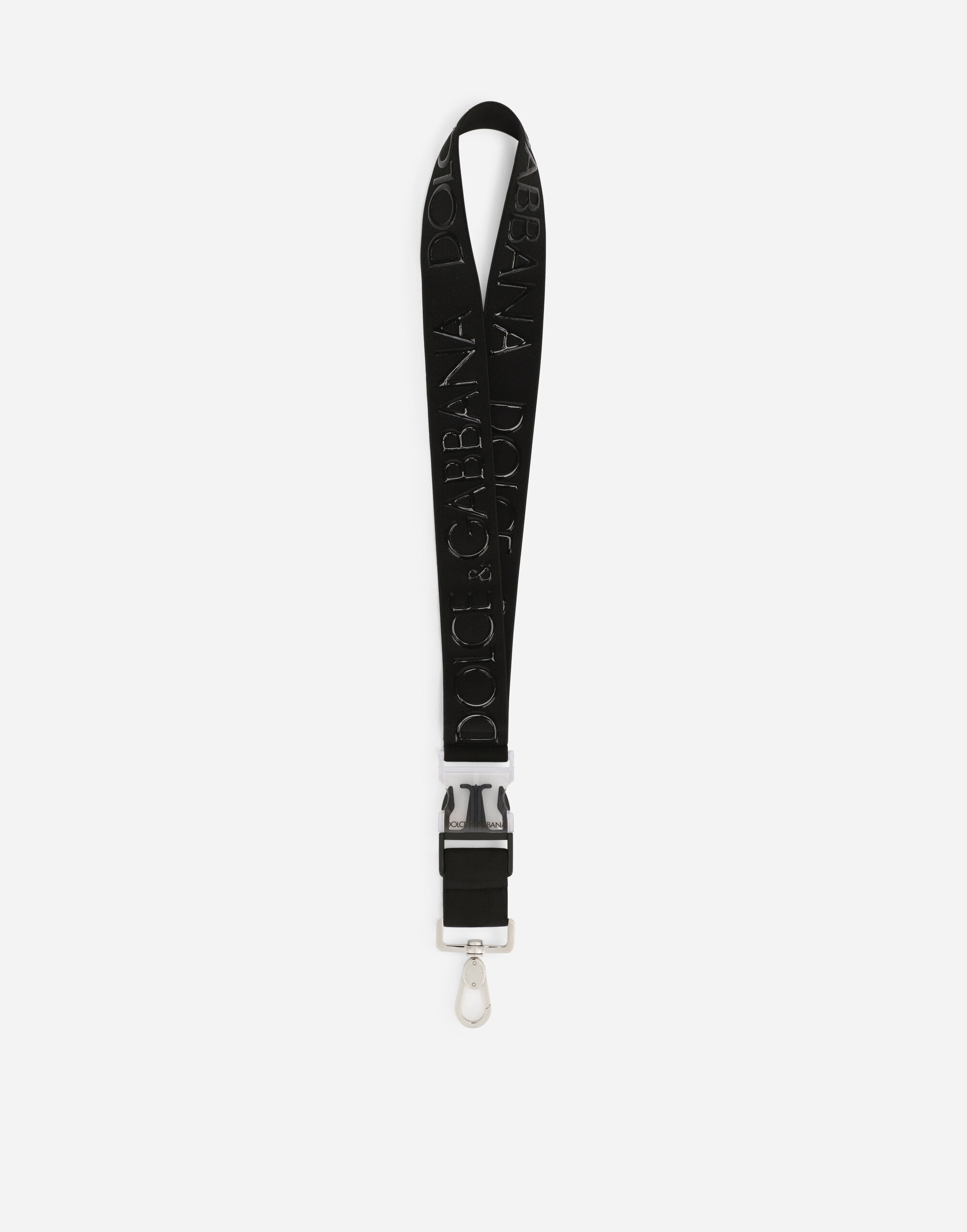 Tape key chain with Dolce Gabbana logo in Black for Men Dolce Gabbana