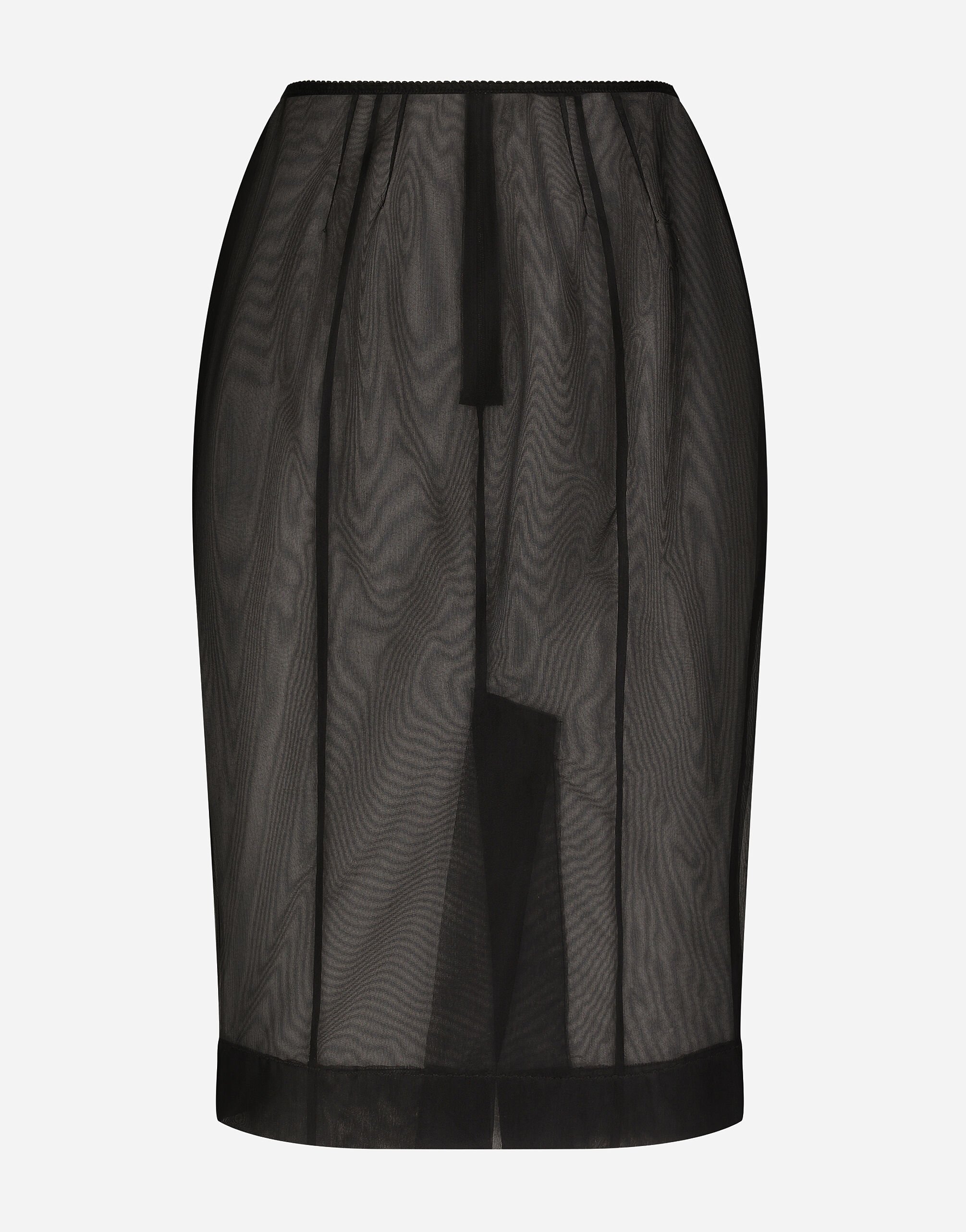 Dolce & Gabbana Marquisette midi pencil skirt Black F26R2TOUADW