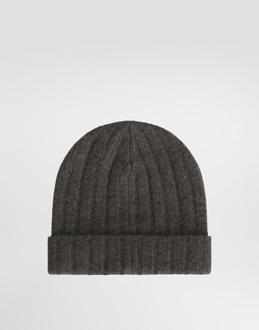 Dolce & Gabbana Cashmere knit hat Grey GX90KTJBW0S