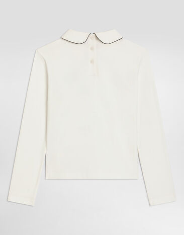 Dolce & Gabbana Interlock t-shirt with logo White L5JTRAG7P7B