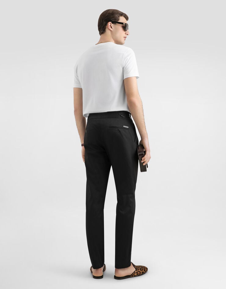 Dolce & Gabbana T-shirt with heraldic patch White G8PT1ZG7PZU