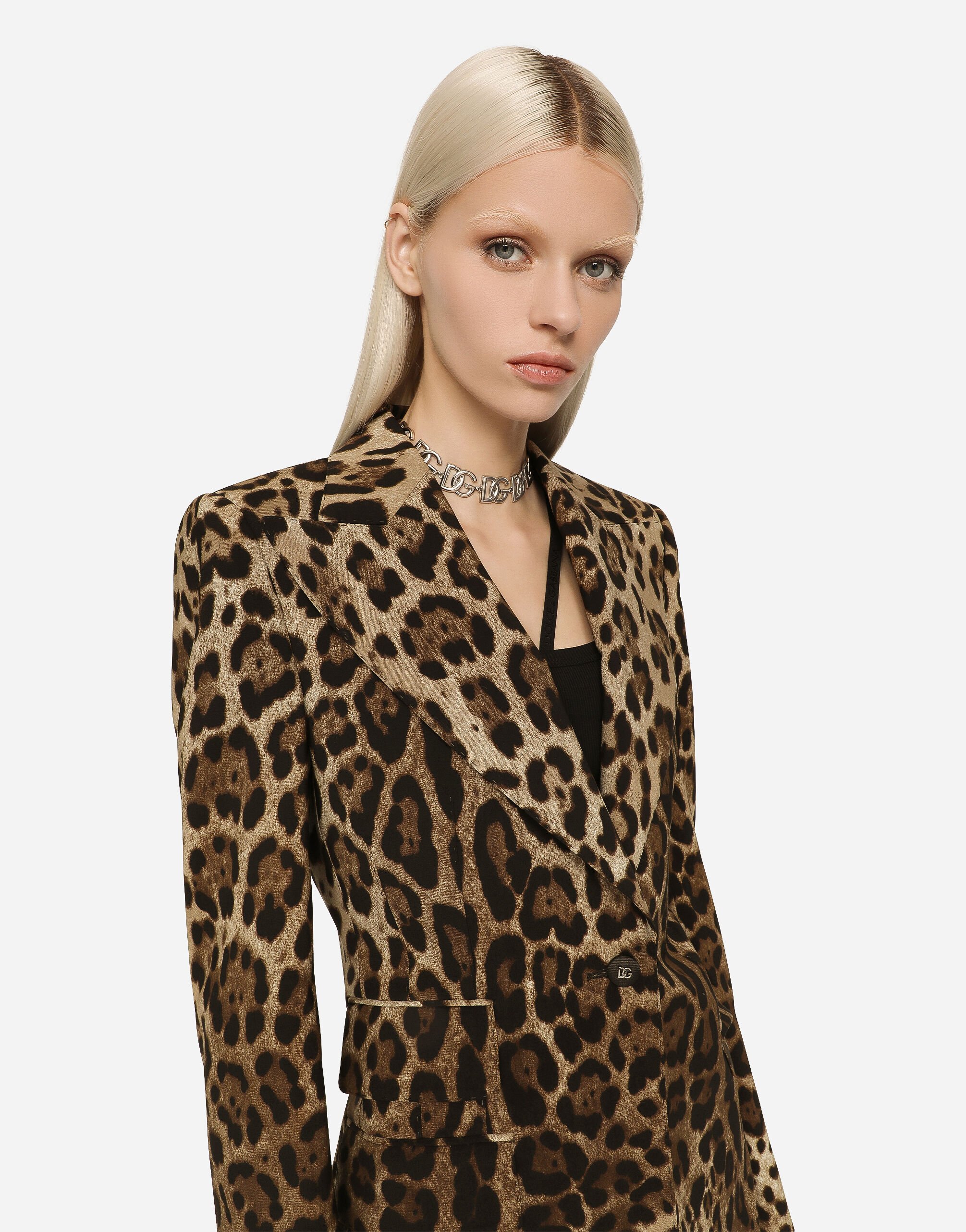 Dolce and hot sale gabbana leopard jacket