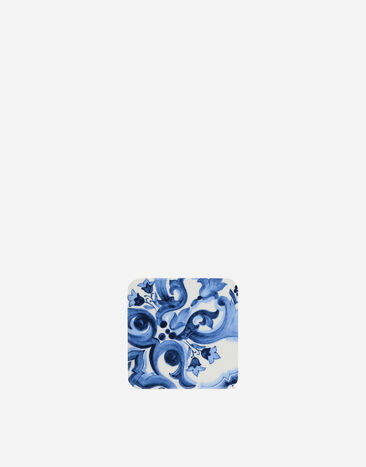 Dolce & Gabbana Small Porcelain Coaster Multicolor TC0072TCAEM