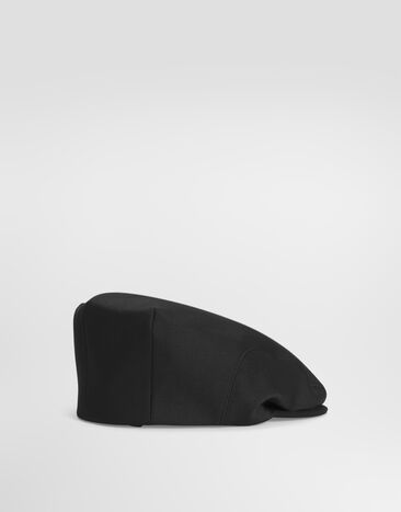Dolce & Gabbana Twill flat cap Black FH473AFUBGC