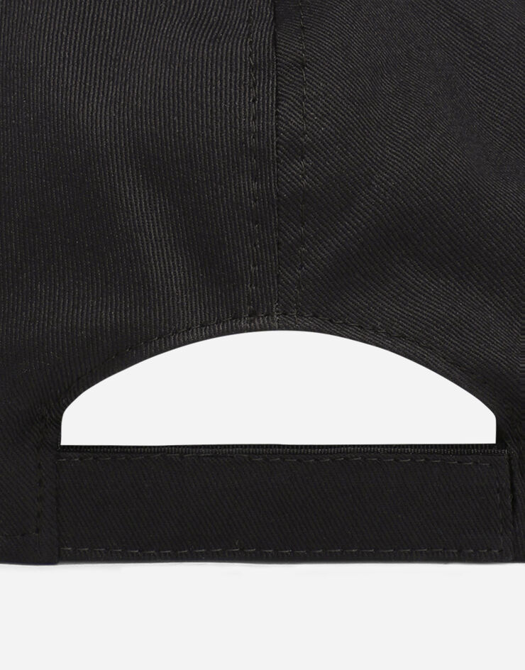 Dolce & Gabbana Baseball cap with logo embroidery Black LB4H80G7CG2