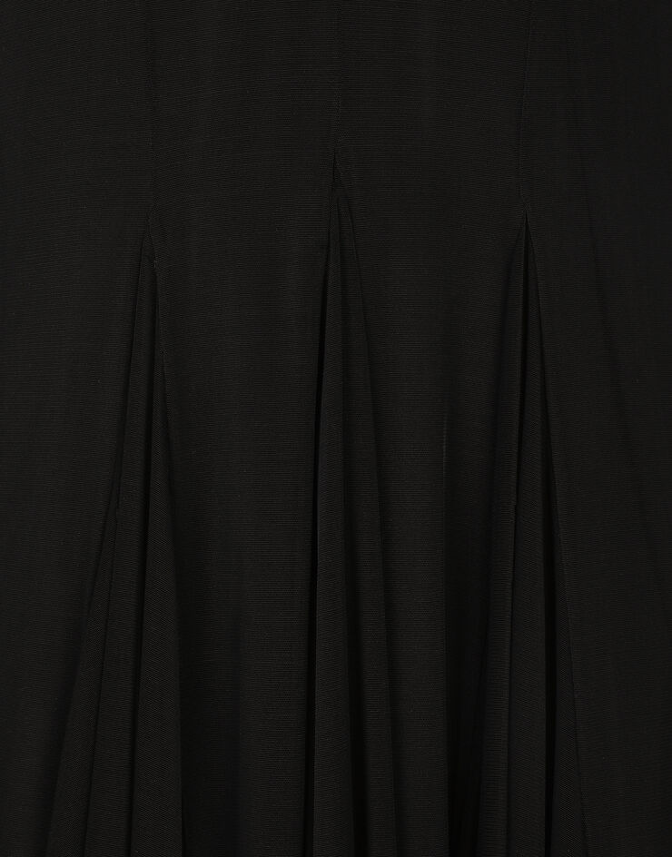 Long tulle dress in Black for Women | Dolce&Gabbana®
