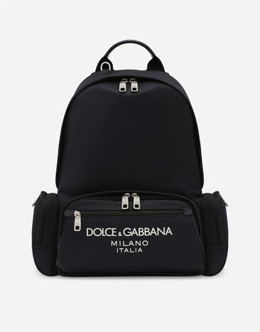 Dolce & Gabbana Рюкзак из нейлона черный BM2336AG182