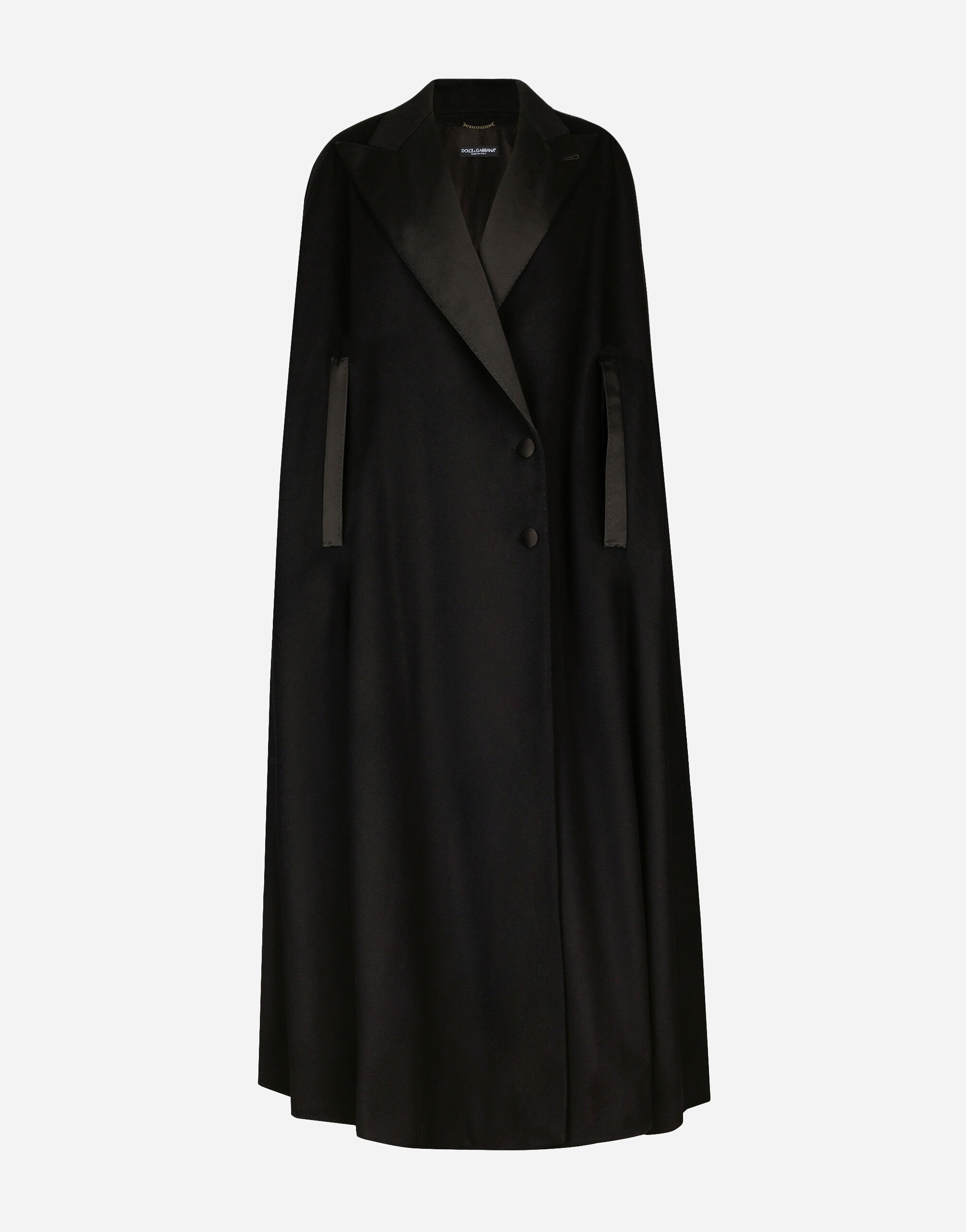 Cashmere cape coat top