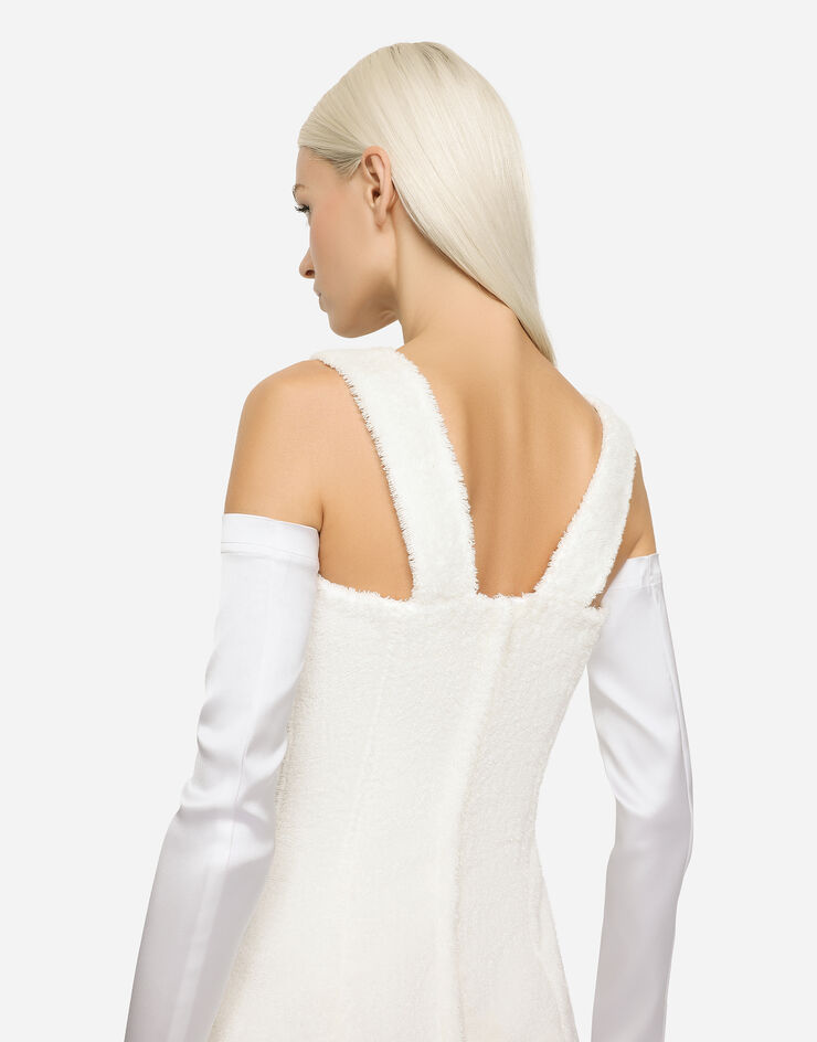 Dolce & Gabbana KIM DOLCE&GABBANA Terrycloth minidress White F6BHPTHU7OC