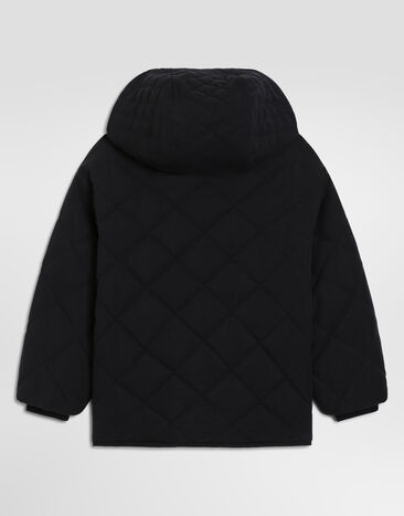 Dolce & Gabbana Steppjacke aus Baumwolle Blue L4JB8LHUMXI