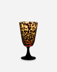 Dolce & Gabbana Hand-Blown Murano Wine Glass Multicolor TCB004TCA34