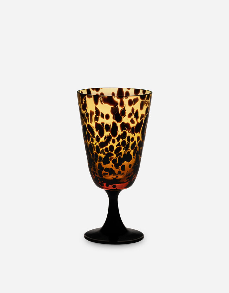 Dolce & Gabbana Weinglas aus Muranoglas Mehrfarbig TCB028TCAD1