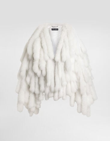 Dolce & Gabbana Alpaca coat White F0W8QFFUPZH