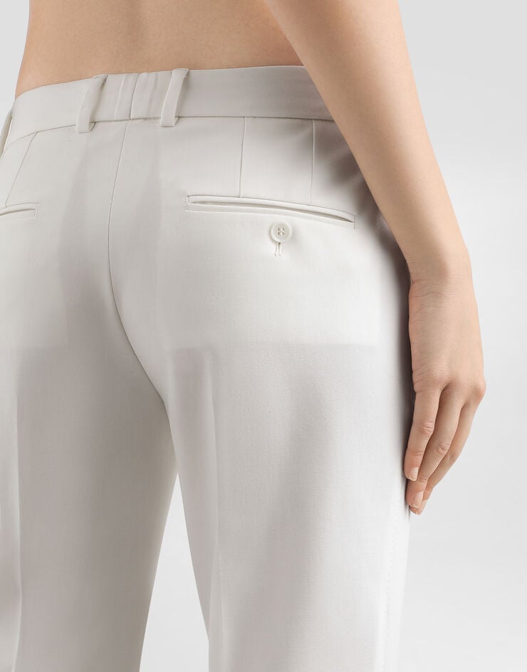 Dolce & Gabbana Wool pants White FT0CXTFUCCS