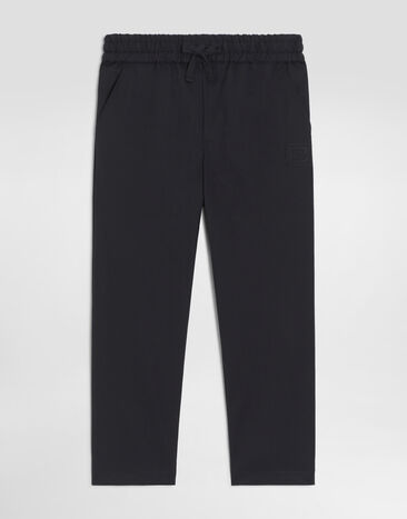 Dolce & Gabbana Techno gabardine trousers Blue L45P52FUZEM
