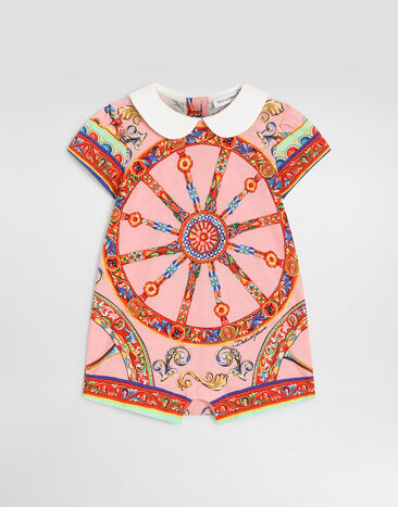 Dolce & Gabbana Carretto-print cotton jersey gift set Multicolor L2JOY1II7K9