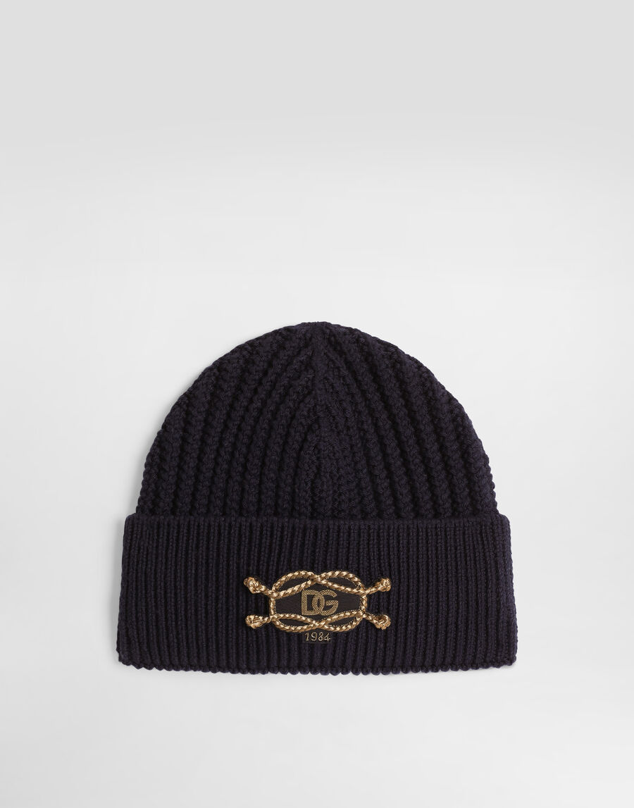Rib-knit hat