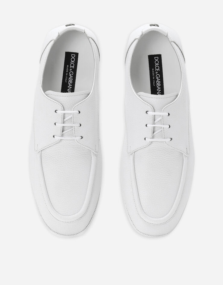 Dolce & Gabbana Deerskin Derby shoes White A10822A8034