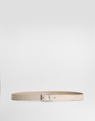 Dolce & Gabbana Caiman belt Dolce & Gabbana Caiman belt Silver BC4337A2088
