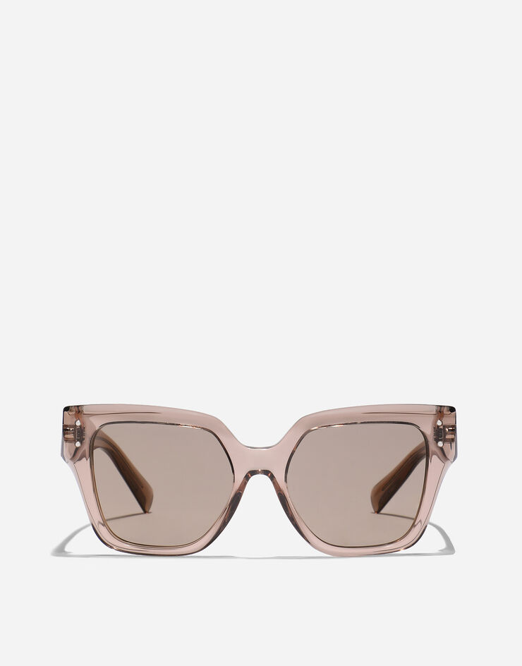 Dolce & Gabbana Lunettes de soleil DG Sharped Camel transparent VG447AVP25A