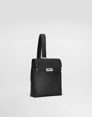 Dolce & Gabbana マルレーン アルパイン カーフスキン クロスボディバッグ Black BM2482A9AB6
