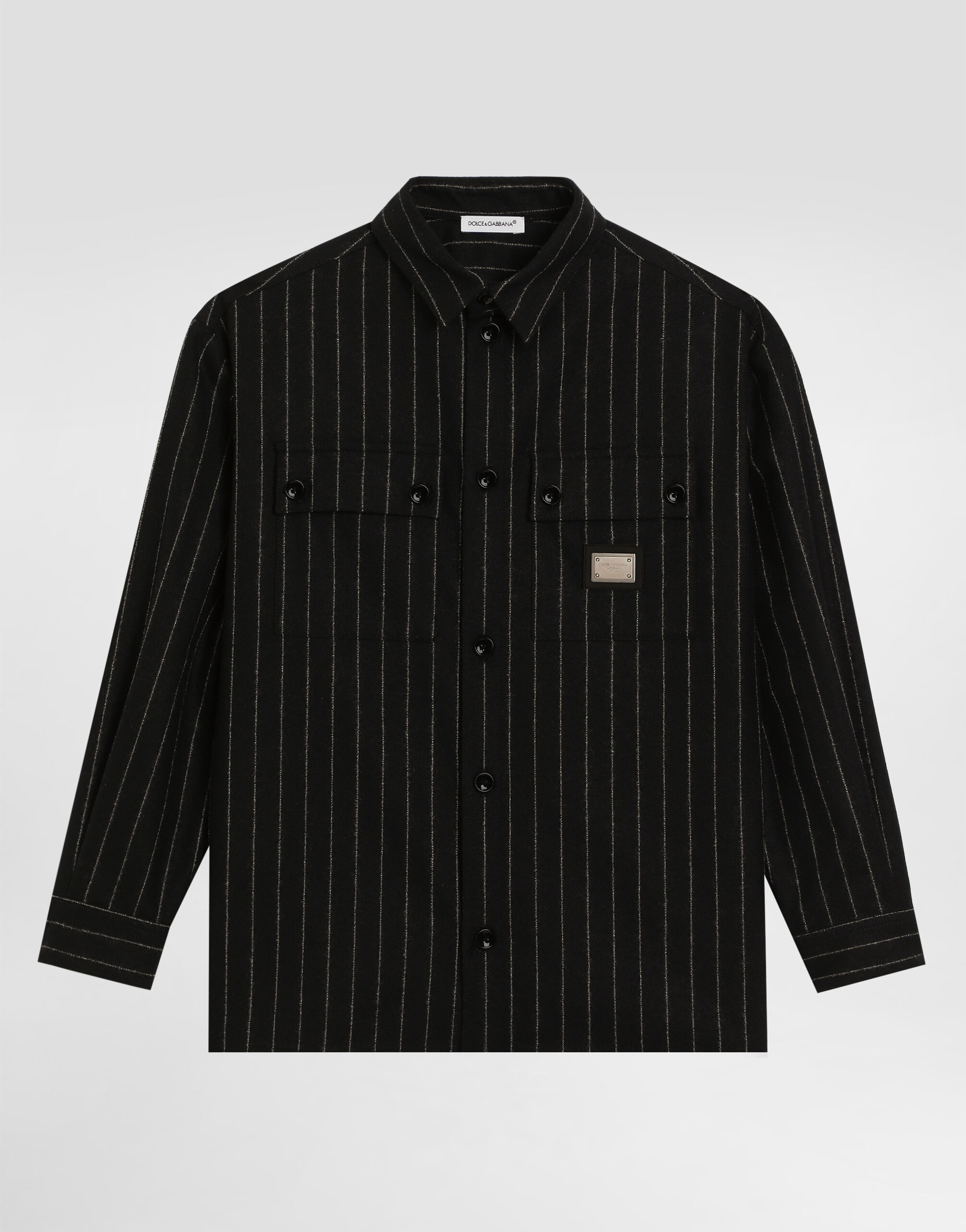 DOLCE&GABBANA D&G ドルガバ シャツ ニットシャツ 切替 ドルガバハイネックニット DOLCE&GABBANA ウールシャツ DOLCE&GABBANA