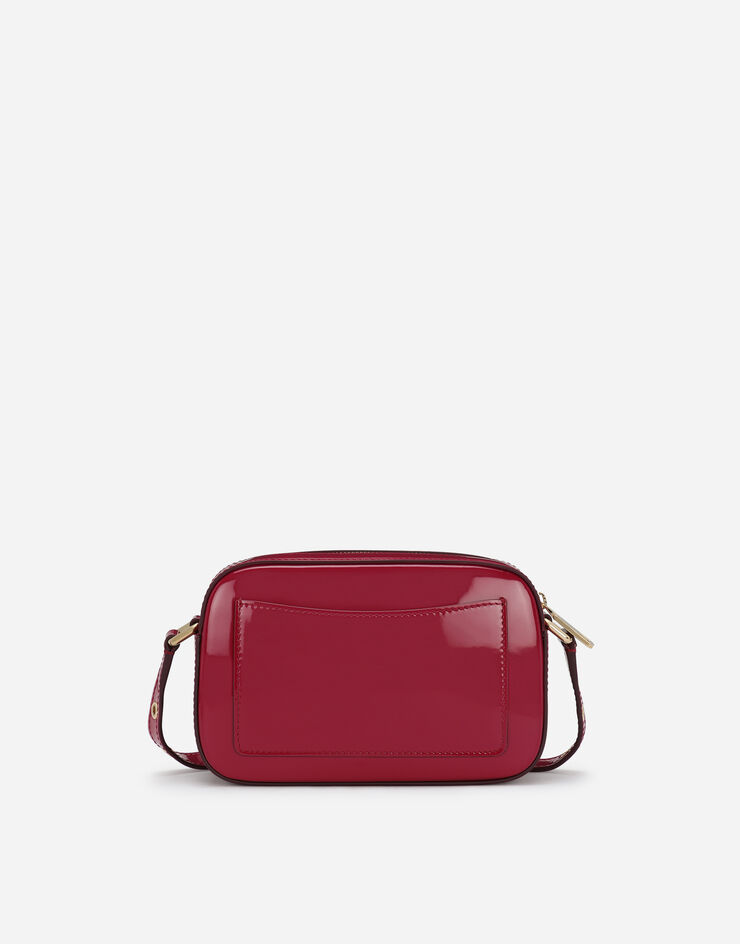 Dolce & Gabbana Polished calfskin 3.5 crossbody bag Fuchsia BB7095A1037