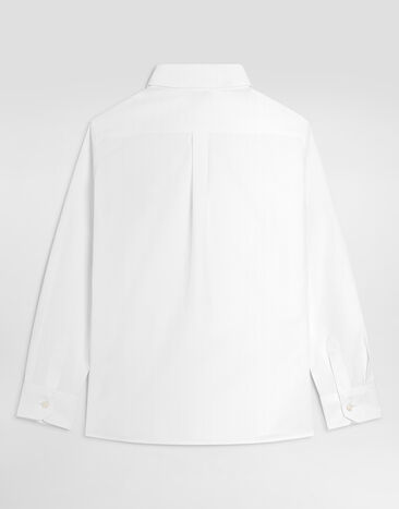 Dolce & Gabbana Poplin shirt with logo  L43S23G7P6F