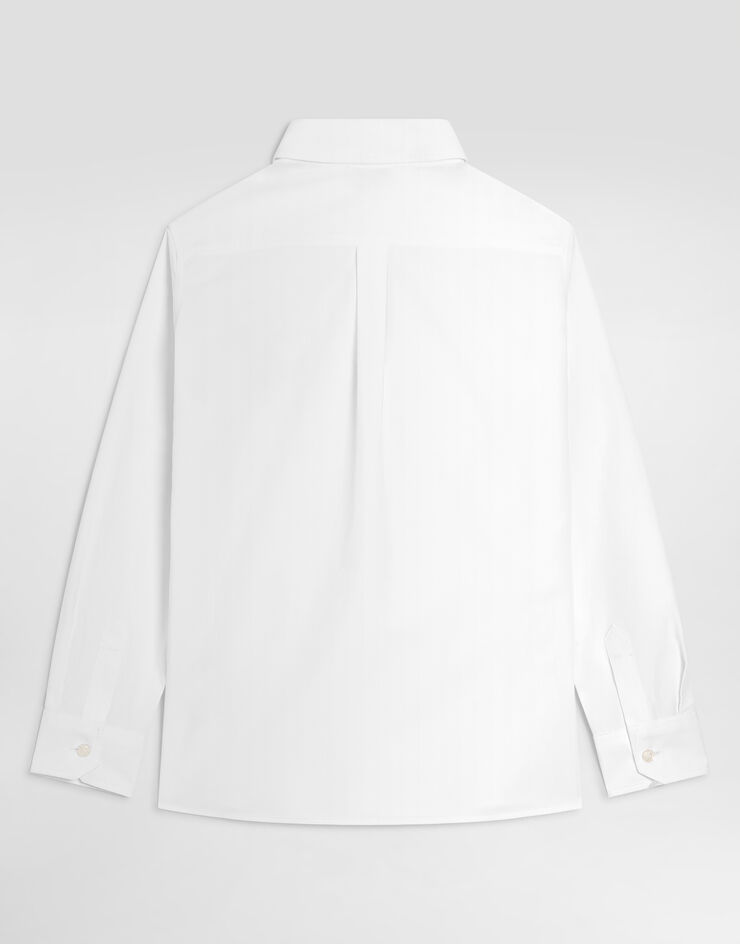Dolce & Gabbana Poplin shirt with logo  L43S23G7P6F