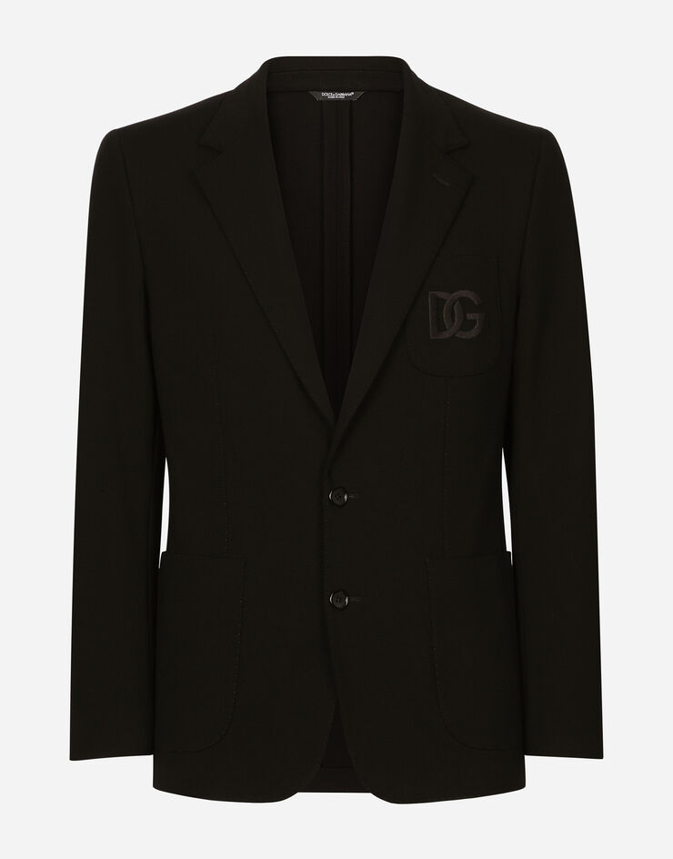 Dolce & Gabbana Stretch jersey Portofino jacket Black G2PT9ZFUGP0