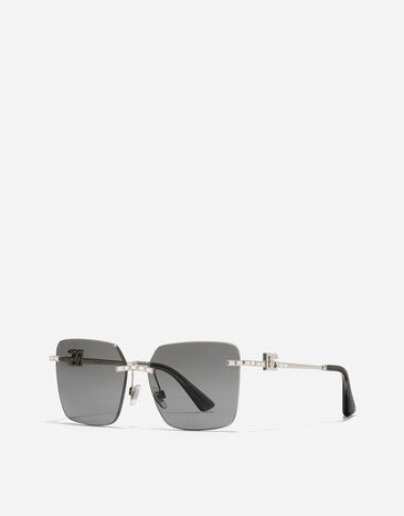 Dolce & Gabbana DG Crystals Sunglasses Silver VG2332VM588