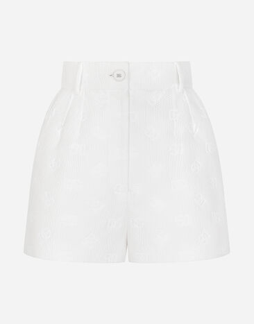Dolce & Gabbana Shorts de jacquard con motivo integral del logotipo DG Imprima FTC63THI1BE