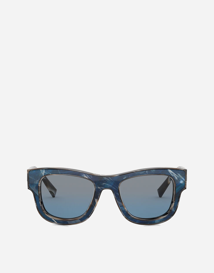 Dolce & Gabbana Domenico deep sunglasses 브라운 & 블루 VG4379VP3V1