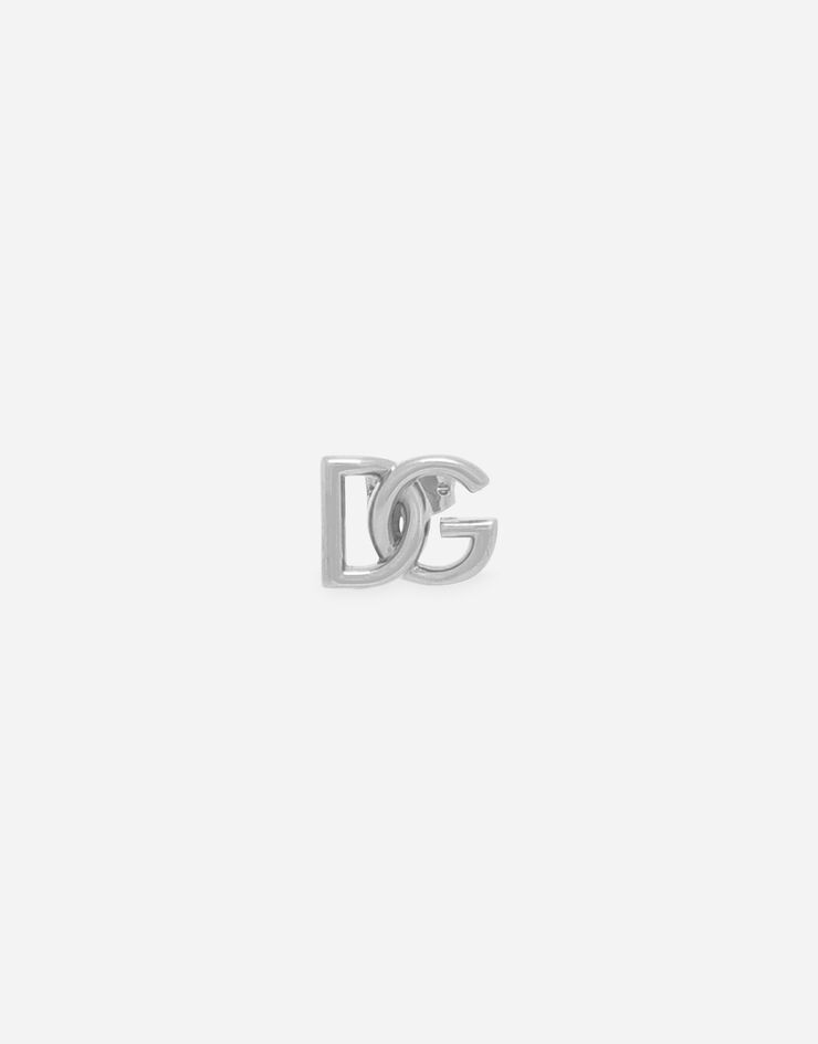 Dolce & Gabbana Pendiente del logotipo DG Plateado WEP6L1W1111