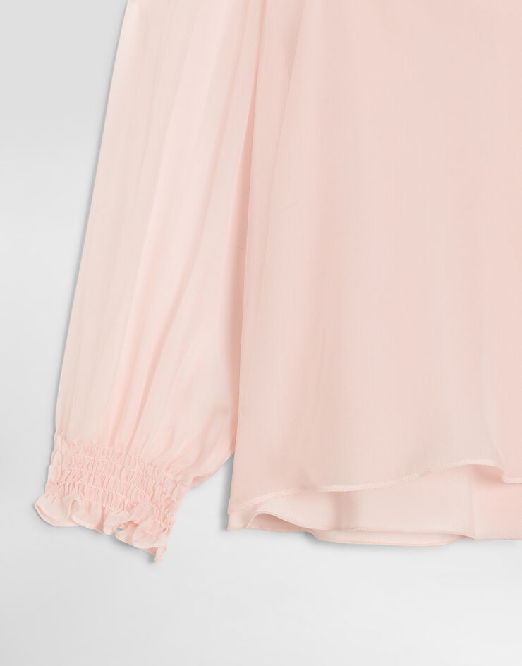 Dolce & Gabbana Chiffon shirt Dolce & Gabbana Chiffon shirt Pink L56S74FU1AT