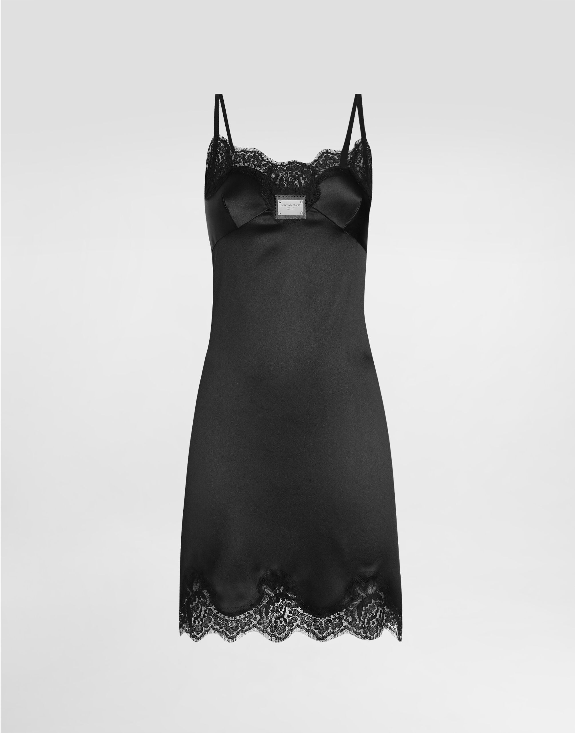 Short slip dress with Dolce&Gabbana tag in Black for Women