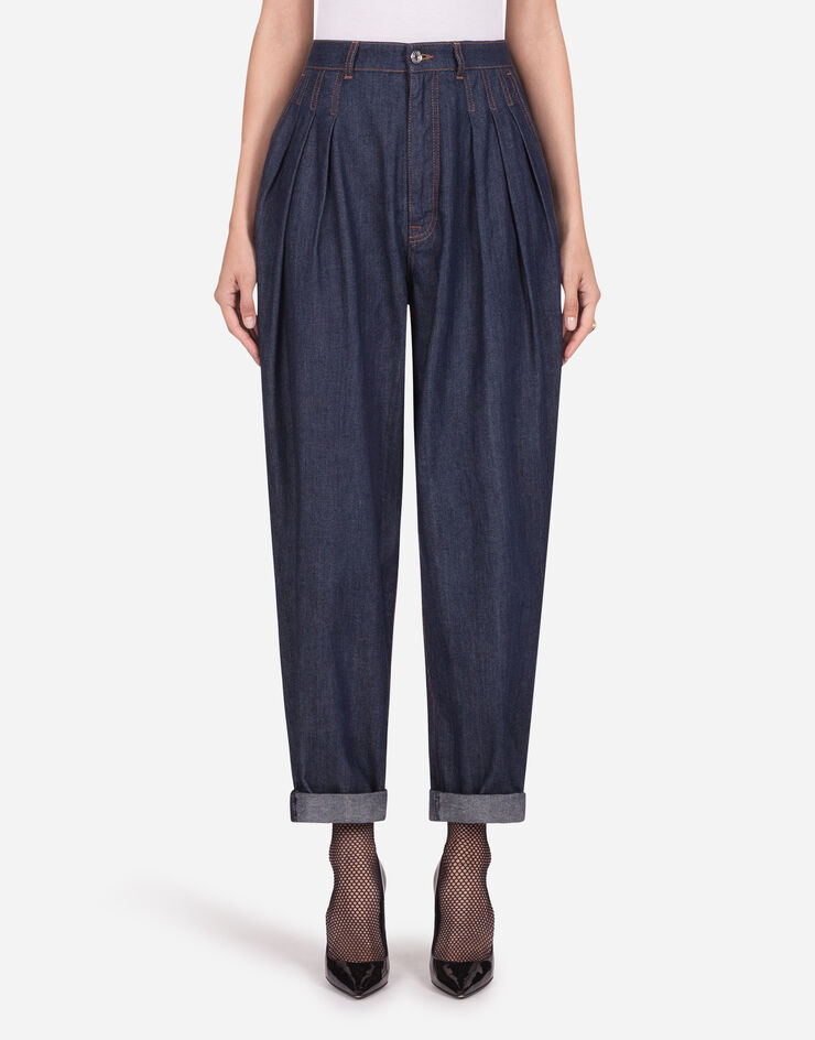 Dolce & Gabbana DENIM BALLOON PANTS BLU FTBPDDG899T