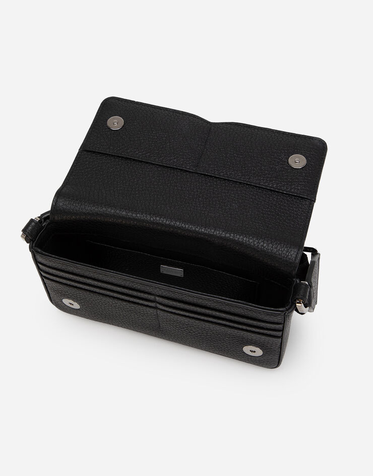 Dolce & Gabbana حقيبة صغيرة من جلد غزال أسود BP3309A8034