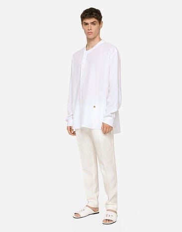 Dolce & Gabbana Linen pants White GY6IETFU4LF