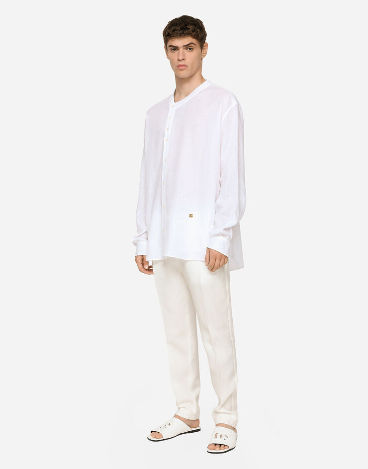 Dolce & Gabbana Linen pants White GY6IETFU4LF