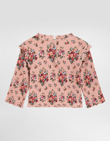 Dolce & Gabbana Floral-print cotton t-shirt Multicolor L2JTPKHS7MK