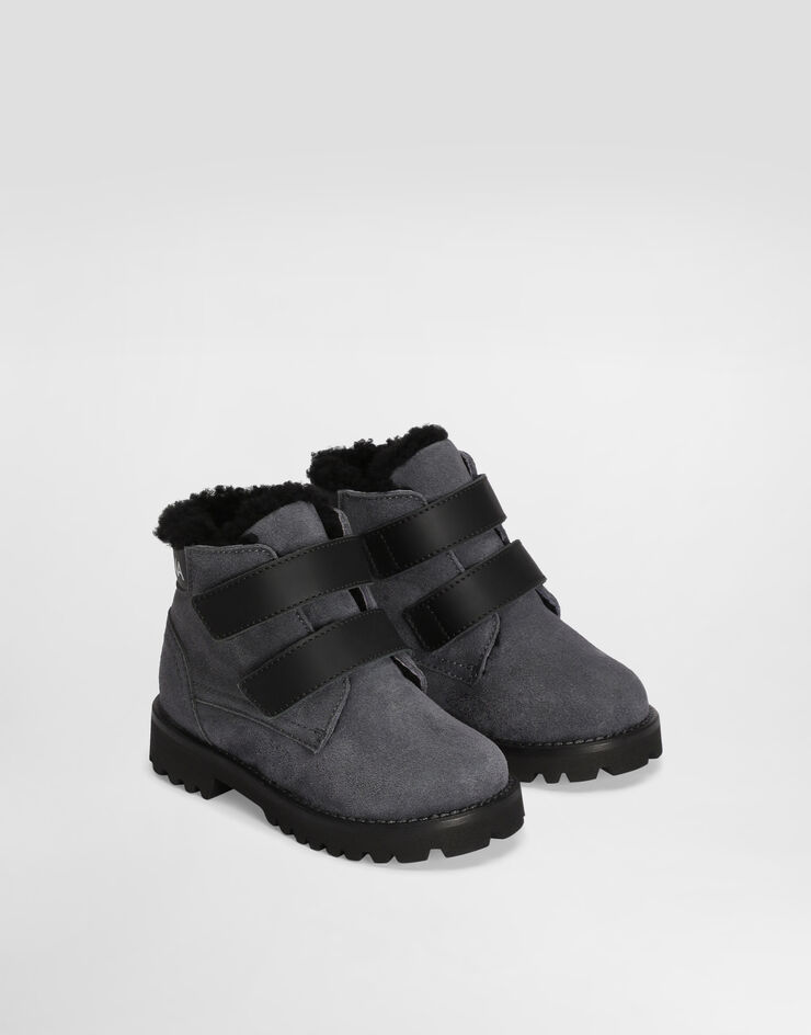 Dolce & Gabbana Velour fabric boots  DL0095A3M42