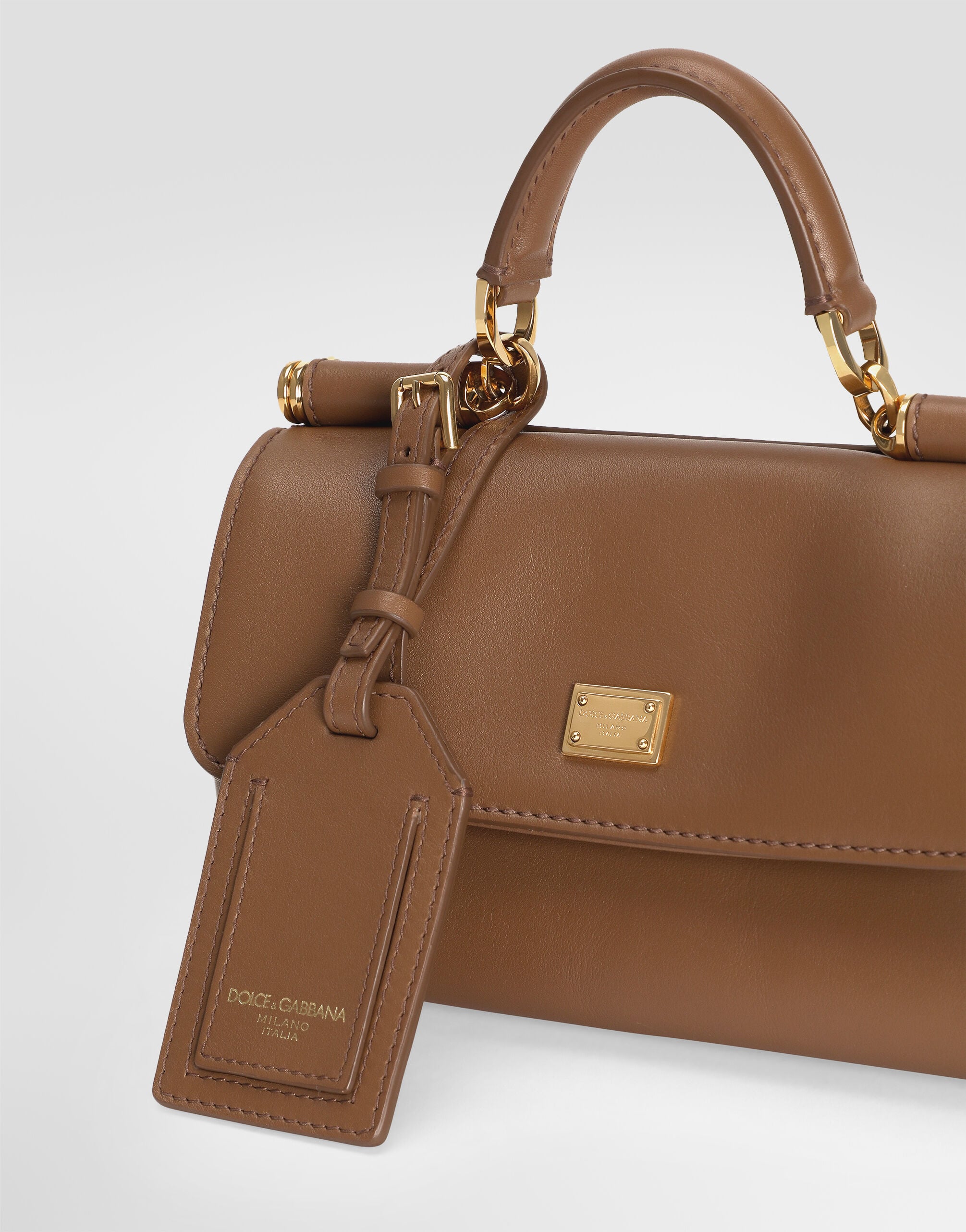 ショルダーバッグ dolce&amp;gabbana micro sicily Sicily 58 micro bag in crocodile flank leather in BROWN for Women