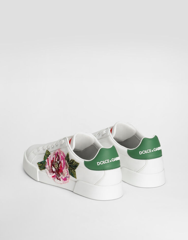 Dolce & Gabbana Zapatilla Portofino Light en piel de becerro Multicolor CK2318A6H61