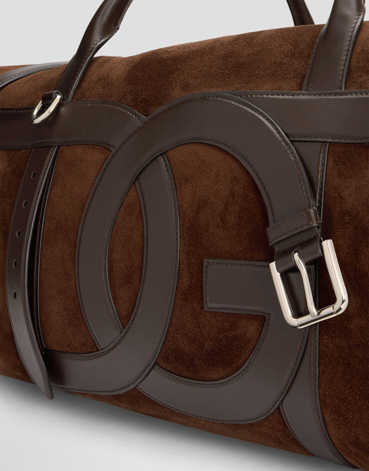 Dolce & Gabbana DG Belt travel bag in split leather Dolce & Gabbana DG Belt travel bag in split leather Multicolor BM2773A0741