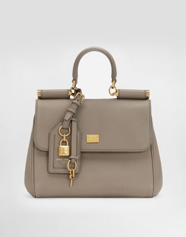 Dolce & Gabbana My Sicily plongé calfskin bag Beige BB7781B7321