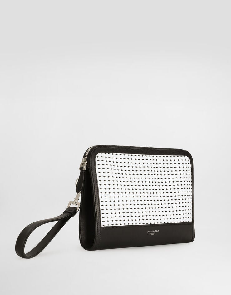 Dolce & Gabbana Atene plongé calfskin clutch bag Multicolor BM2528AN419