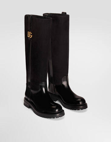 Dolce & Gabbana Suede boots Black CU1313A3S68