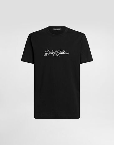 Dolce & Gabbana Cotton t-shirt Black G8PT1ZG7P9K